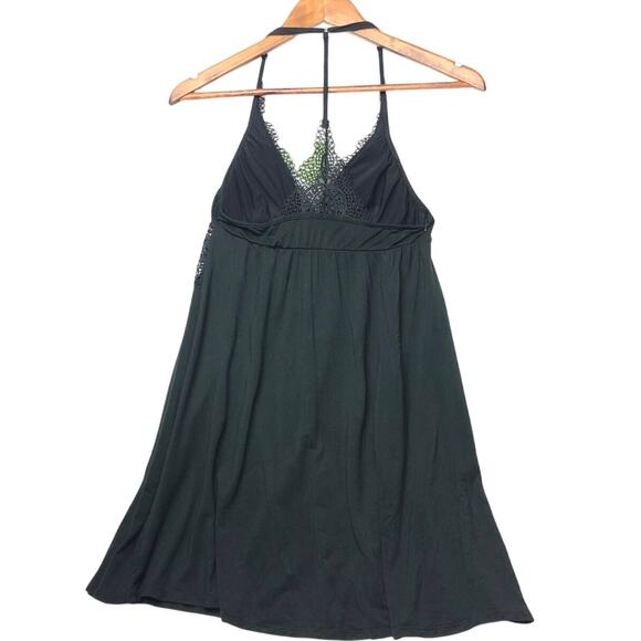 Victoria’s Secret Black Lace Babydoll Nightie M Medium Sexy Sheer y2k fairycore - Picture 3 of 11